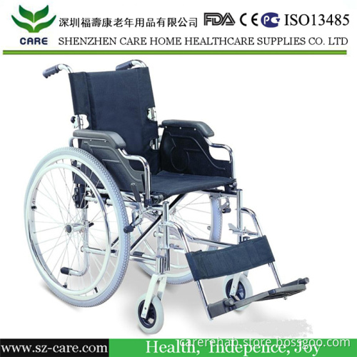 Folding Wheelchair with Drop Back Handle